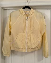 Yellow Windbreaker Jacket