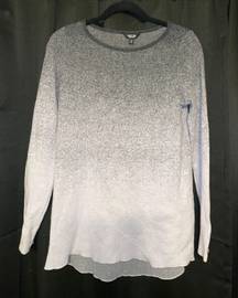 Vera Wang Simply Vera Metallic Ombré Sweater