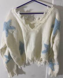 Star Knit Sweater