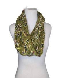 Kimchi Blue Lightweight Viscose Floral Infinity Scarf