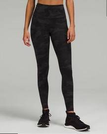 Lululemon Wunder train ‘28 high rise camo leggings