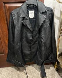 Abercrombie & Fitch  Vegan Leather Jacket