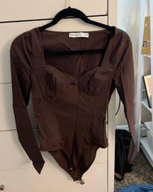 Brown Body Suit