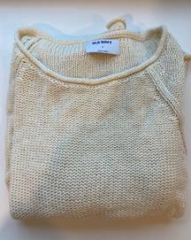 Old Navy White Knit Sweater