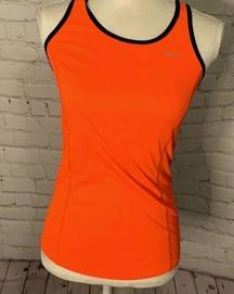 Nike  Dri Fit Racerback Bright Orange Tank - XS