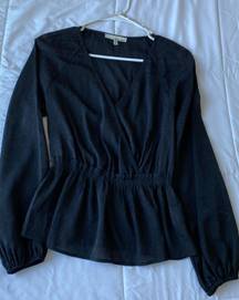 Black Long Sleeve Blouse