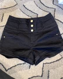 Black Stretchy Shorts 