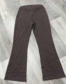 Urban Outfitters  Pants Women's Size Medium Plaid Wide Leg Flare Stretch