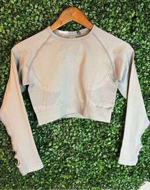 AYBL  Seamless Cropped Long Sleeve Size Medium