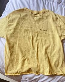 John Galt Brandy Melville “honey” Shirt