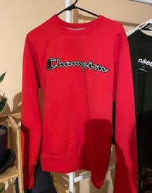 Champion Bright Red Crewneck