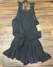 Dark Grey Romper, great for spring summer casual days!