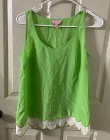 Lilly Pulitzer  Cotton Tiered Tank Top