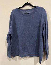 JMS‎ Just My Size Womens Sweat Shirt Blue Size 2X Crew Neck Long Sleeve