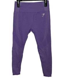 Gymshark  Purple Leggings L/XL Womens Athleisure Activewear Pants Logo Casual