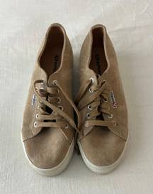 Suede Platform Sneakers