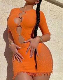 Dress orange