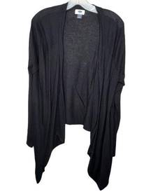 Old Navy Black Wrap Sweater Cover-Up