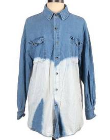 Papermoon Stitch Fix Denim Button Down Bleached