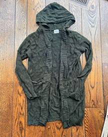 Sienna Sky Army Green XS Cardigan Sweater