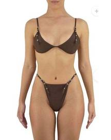 Heart Of Sun Naomi Bikini In Chocolate Brown