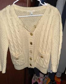 Knit Sweater With Button