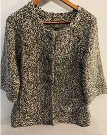 Fenn Wright Manson Medium Cardigan Alpaca Wool Women’s Sweater Covered Buttons