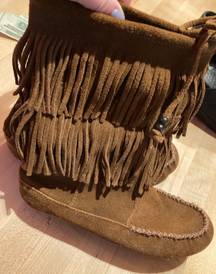 Moccasin Fringe Boots