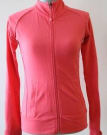 Coral Zip Up a Sport Jacket