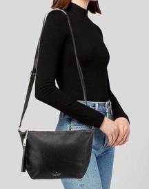 Kate Spade  New York Black Leather Crossbody Bag