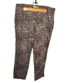 Adrienne Vittadini Collection Animal Print Ankle Pant