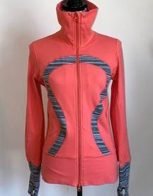 Lululemon  Mock Neck Scuba Full Zip Athletic Jacket Size 6