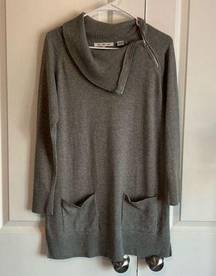 EIGHT EIGHT EIGHT MEDIUM GRAY 2 POCKET DRESS