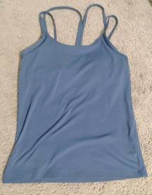 Blue Athletic Tank Top