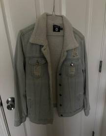 Sherpa Lined Jean Jacket