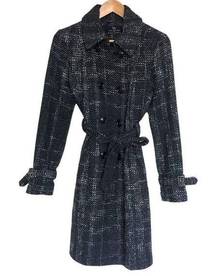 Collection by Gallery | Charcoal Gray Wool Blend Pea Coat | XS