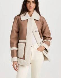 Faux Shearling Heavyweight Coat Jacket