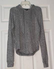 Forever 21 Grey Plush Hoodie Sweater