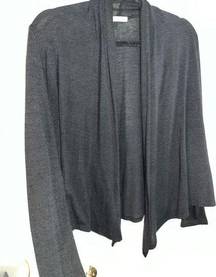 One Clothing Solid Black Basic Staple Piece Cardigan Size Medium