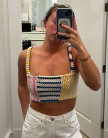 Zara multicolored crop top