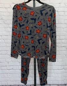 Harry Potter  Printed Themed Long Sleeve Top and Pants Pajama Set Size Small