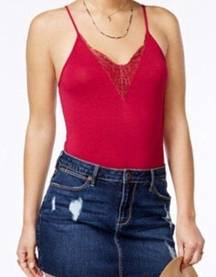 NWT  Bodysuit in  Red