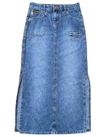 Vintage Y2K UnionBay Blue Denim Maxi Skirt