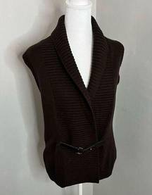 Sag harbor sleeveless cardigan