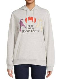 Hocus Pocus Graphic Pull Over Sweatshirt W/Pocket Junior Ladies Hoodie Size XS