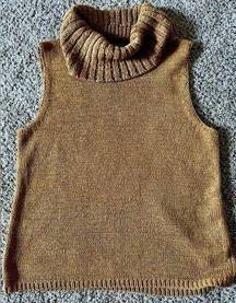 Sleeveless Turtleneck Sweater