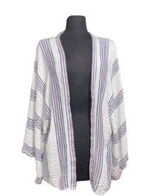 Sim & Sam  Bohemian Open Front Kimono Cardigan L/ XL