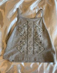 Aeropostale Grey Halter Top