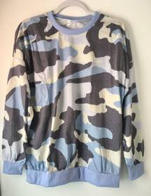 Blue Camo Shirt, XL