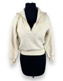 Joie Pull Over Teddy Sweatshirt Womens XS